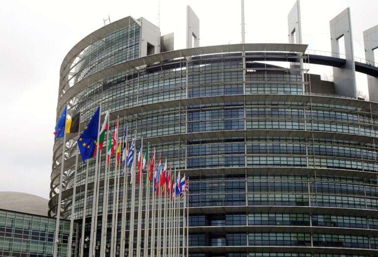 The European Parliament in Strasbourg