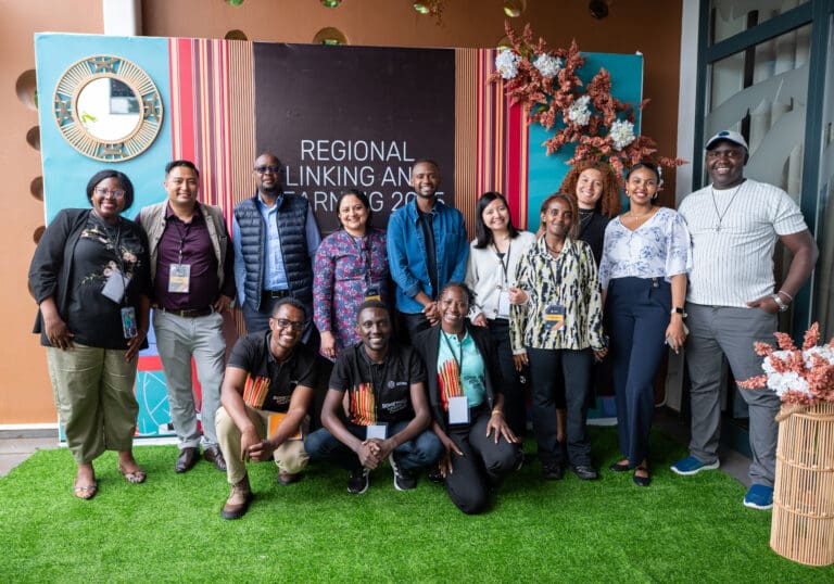 A group photo featuring participants of the RHRN Anglophone Africa Regional Forum 2025