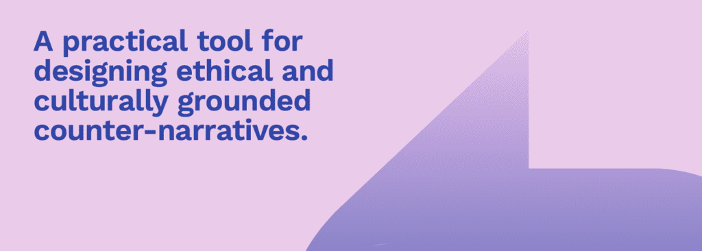 counter-narratives design framework & template