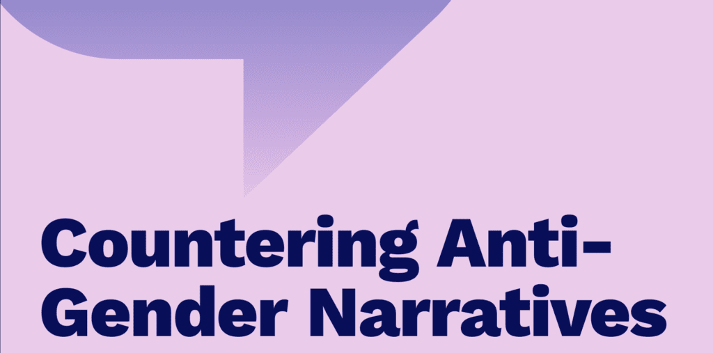 Countering Anti-Gender narratives design framework & template